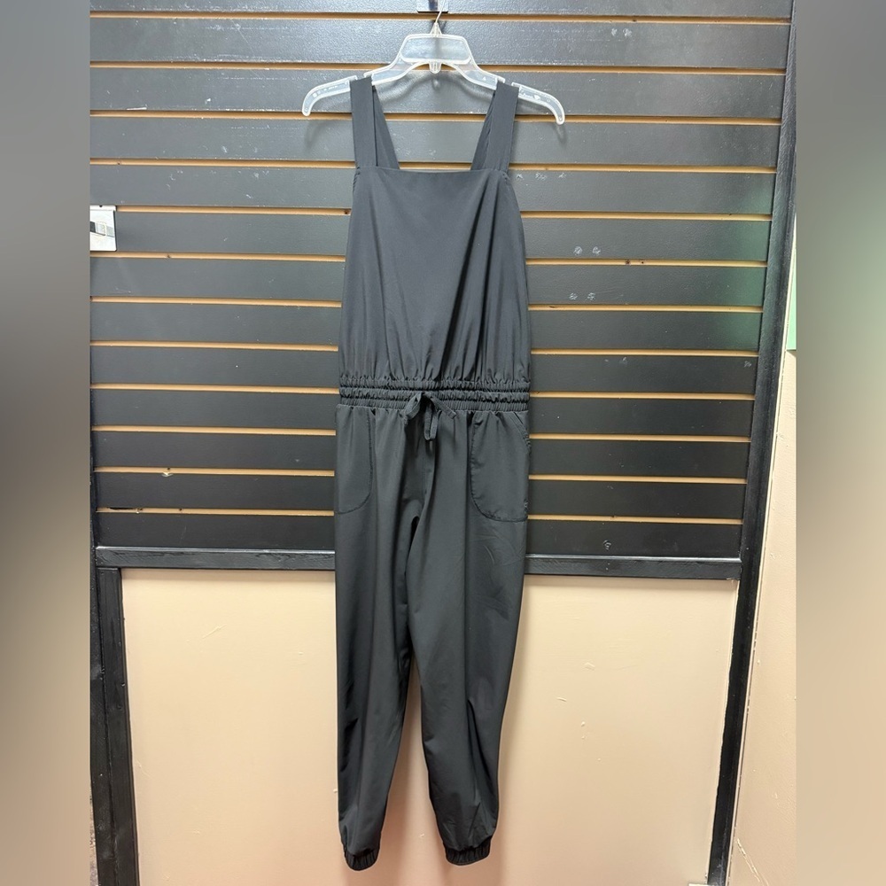 Albion Black Athletic Jumpsuit XL Nylon Spandex Pockets